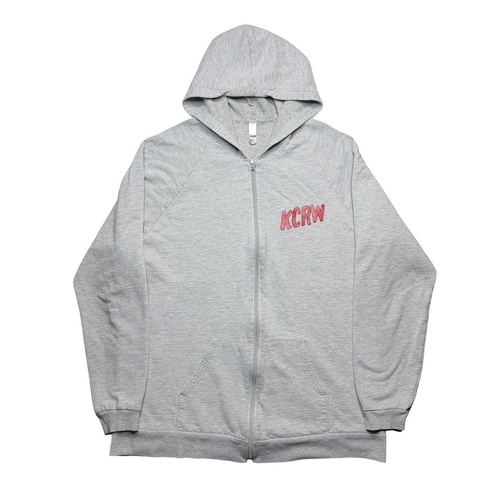 KCRW radio zip up jacket hoody‎ - Picture 2 of 5